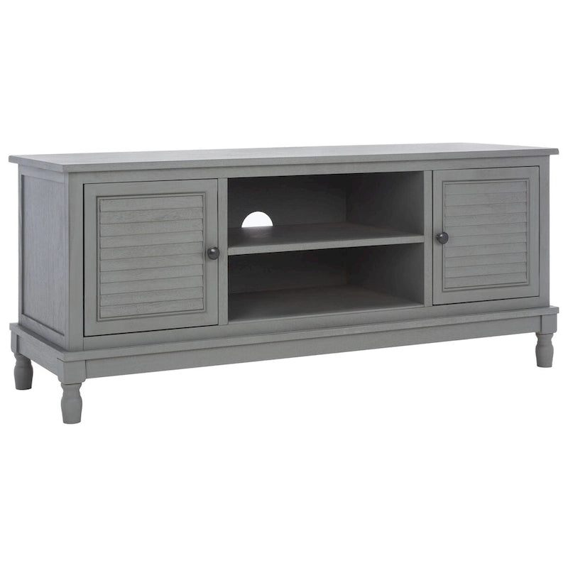 Meuble TV SAFAVIEH Caitlyn 2 portes 1 étagère – 47 L x 16 P x 20 H – 47Lx16Px20H