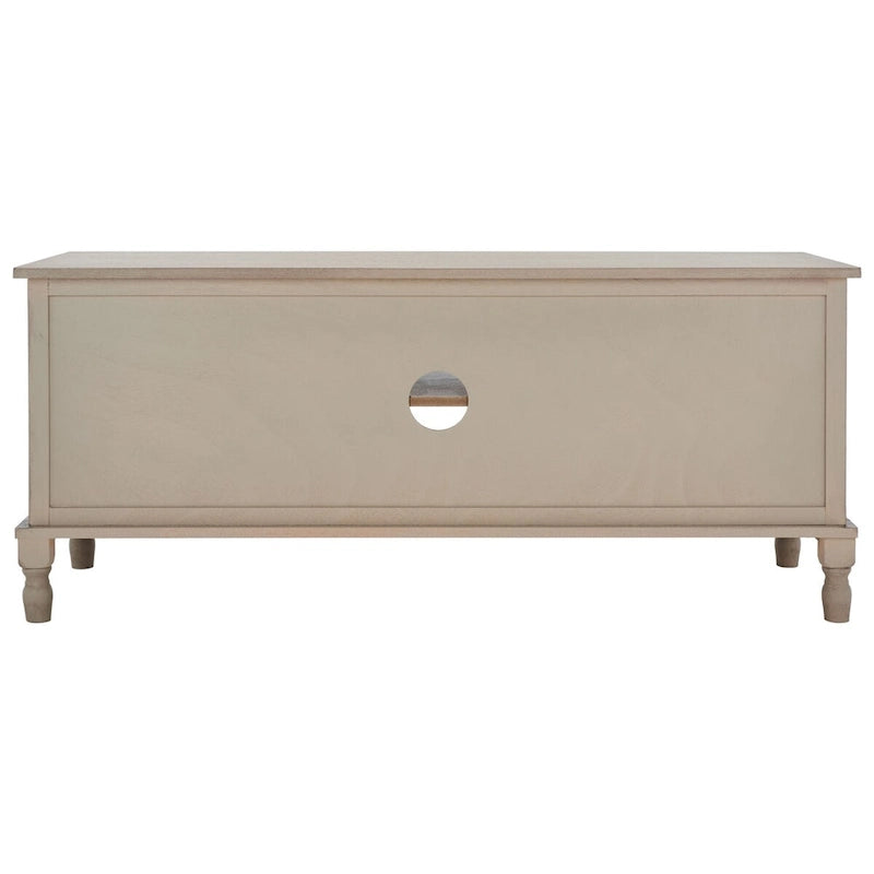 Meuble TV SAFAVIEH Caitlyn 2 portes 1 étagère – 47 L x 16 P x 20 H – 47Lx16Px20H