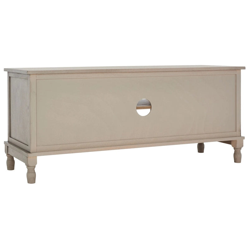 Meuble TV SAFAVIEH Caitlyn 2 portes 1 étagère – 47 L x 16 P x 20 H – 47Lx16Px20H