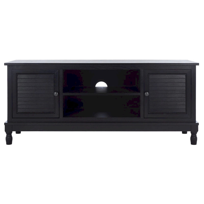 Meuble TV SAFAVIEH Caitlyn 2 portes 1 étagère – 47 L x 16 P x 20 H – 47Lx16Px20H
