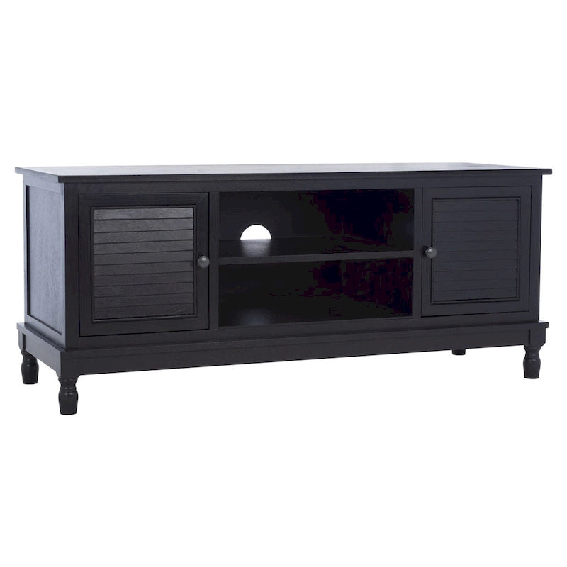 Meuble TV SAFAVIEH Caitlyn 2 portes 1 étagère – 47 L x 16 P x 20 H – 47Lx16Px20H