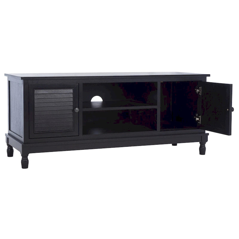 Meuble TV SAFAVIEH Caitlyn 2 portes 1 étagère – 47 L x 16 P x 20 H – 47Lx16Px20H