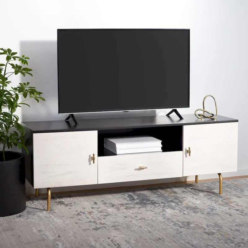 Meuble TV SAFAVIEH Lerke - 137,16 cm L x 40 cm P x 50 cm H - 137x40x50