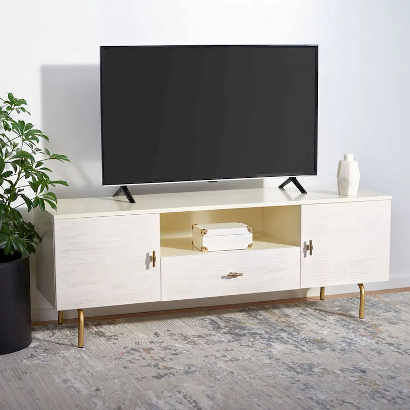 Meuble TV SAFAVIEH Lerke - 137,16 cm L x 40 cm P x 50 cm H - 137x40x50