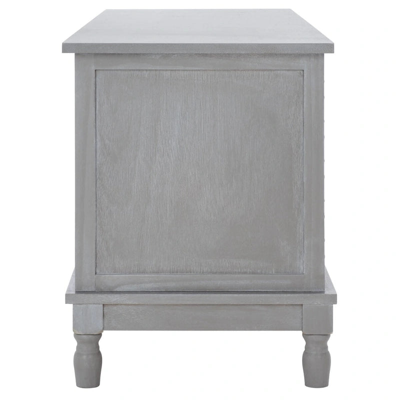 Meuble TV 2 portes 1 étagère Paola SAFAVIEH - 47 L x 16 P x 20 H - 47Lx16Px20H