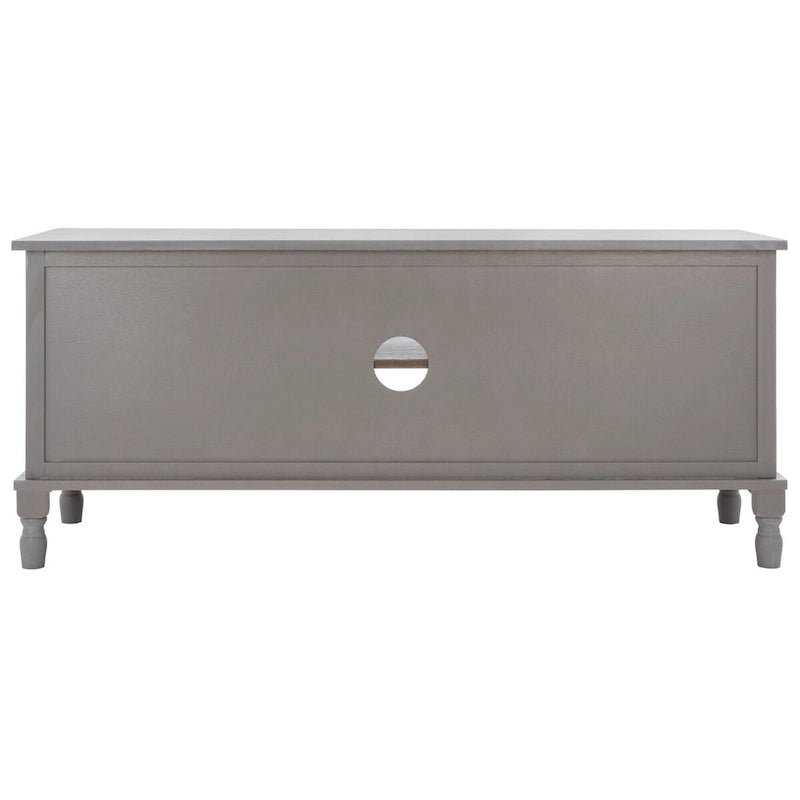 Meuble TV 2 portes 1 étagère Paola SAFAVIEH - 47 L x 16 P x 20 H - 47Lx16Px20H