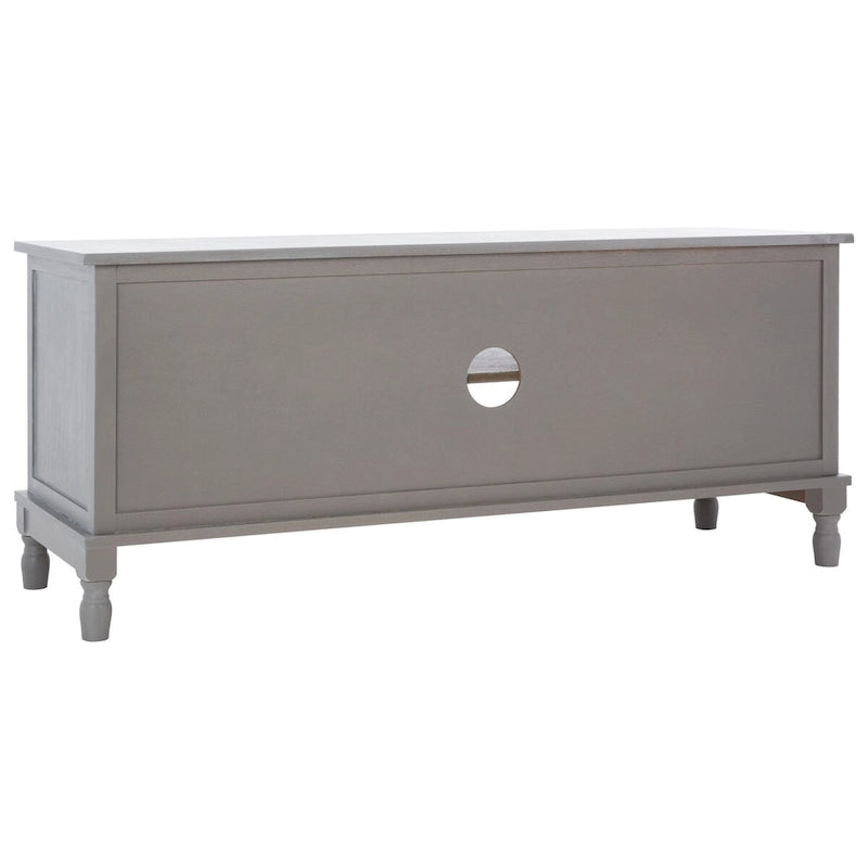 Meuble TV 2 portes 1 étagère Paola SAFAVIEH - 47 L x 16 P x 20 H - 47Lx16Px20H