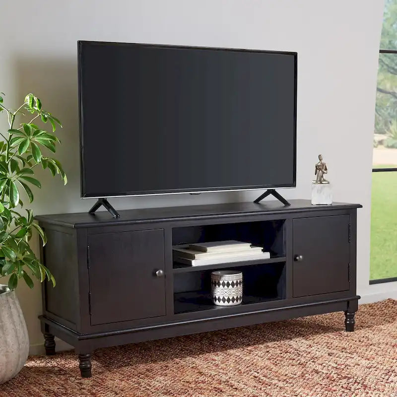 Meuble TV Media SAFAVIEH Tess 2 Portes 1 Étagère - 47.3 l x 15.8 P x 20 H - 47Px16Px20H