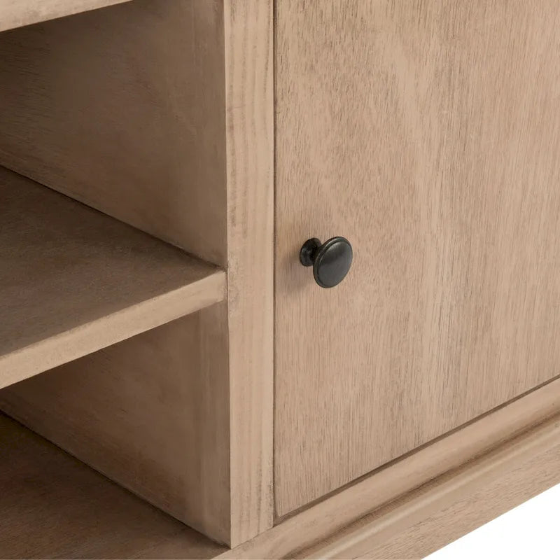 Meuble TV Media SAFAVIEH Tess 2 Portes 1 Étagère - 47.3 l x 15.8 P x 20 H - 47Px16Px20H