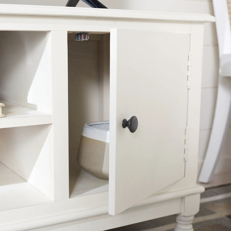 Meuble TV Media SAFAVIEH Tess 2 Portes 1 Étagère - 47.3 l x 15.8 P x 20 H - 47Px16Px20H