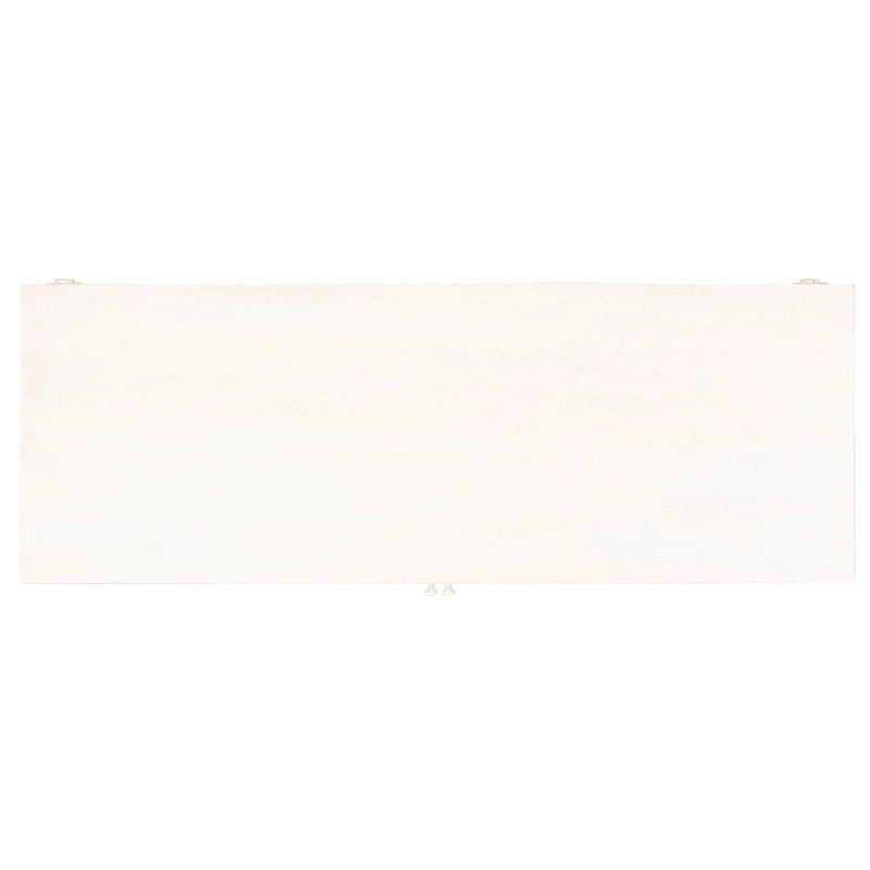 Meuble TV 2 étagères 2 portes Giselle de SAFAVIEH (entièrement assemblé) - 107 cm (L) x 38 cm (P) x 66 cm (H) - 107Lx38Px66H