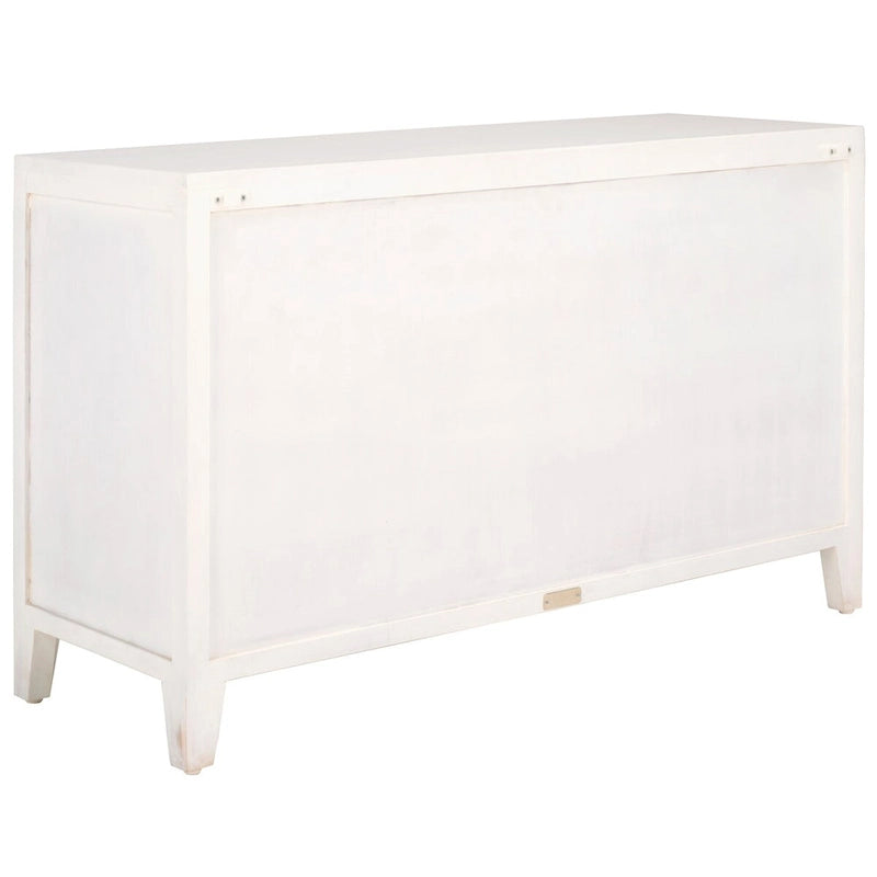 Meuble TV 2 étagères 2 portes Giselle de SAFAVIEH (entièrement assemblé) - 107 cm (L) x 38 cm (P) x 66 cm (H) - 107Lx38Px66H
