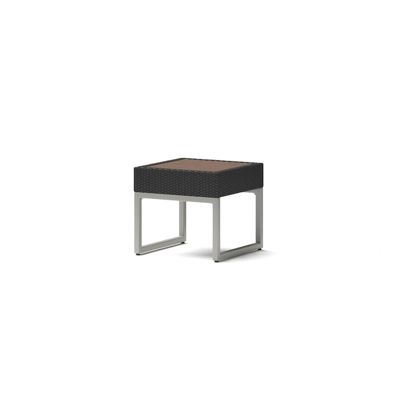 Ensemble 3 pièces Milo Espresso Sunbrella : fauteuils de jardin et table d'appoint