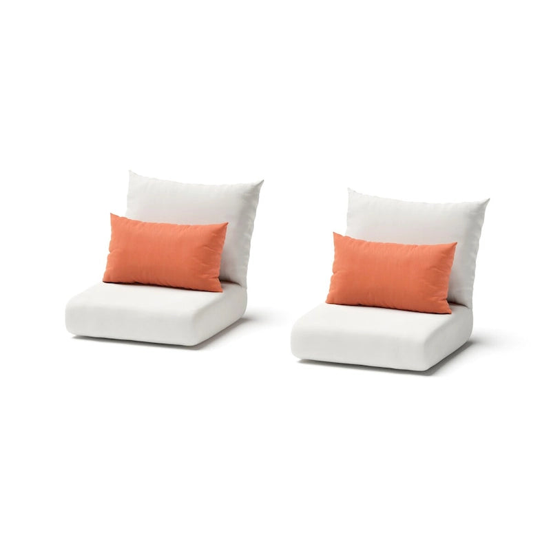 Ensemble 3 pièces Milo Espresso Sunbrella : fauteuils de jardin et table d'appoint