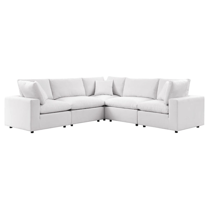 Canapé d'angle d'extérieur 5 pièces Commix