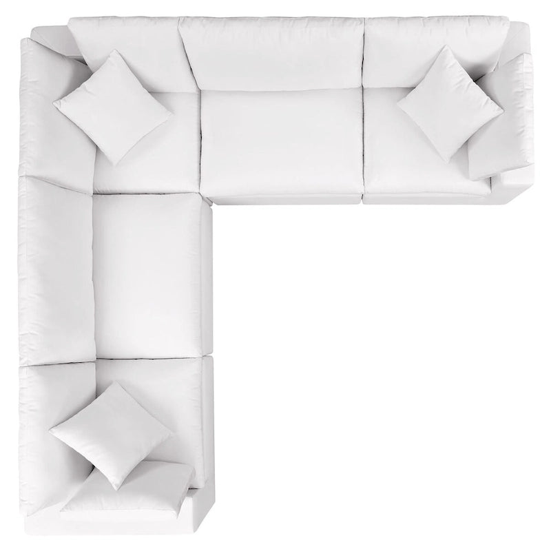 Canapé d'angle d'extérieur 5 pièces Commix
