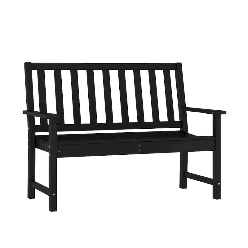 Banc Intérieur-Extérieur en PEHD Recyclé avec Assise Ergonomique et Accoudoirs Intégrés