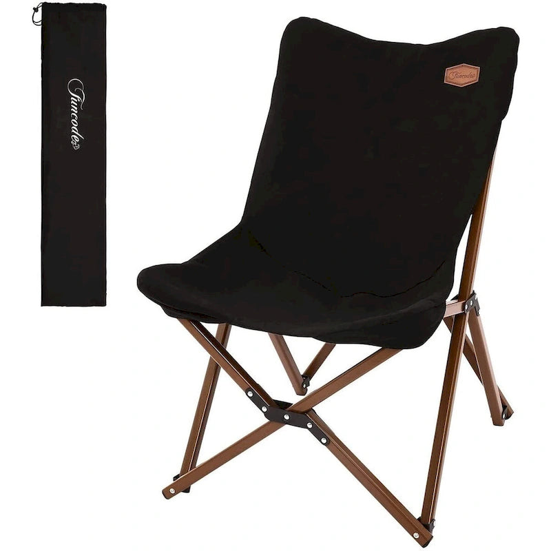 Chaise de camping pliante en toile portable avec sac de transport pour le camping, la plage, les pique-niques, le jardin, le patio
