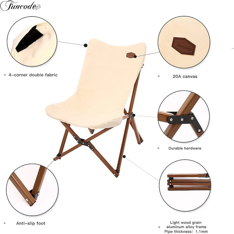Chaise de camping pliante en toile portable avec sac de transport pour le camping, la plage, les pique-niques, le jardin, le patio