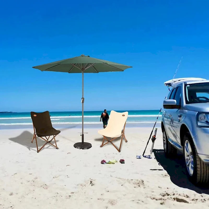 Chaise de camping pliante en toile portable avec sac de transport pour le camping, la plage, les pique-niques, le jardin, le patio