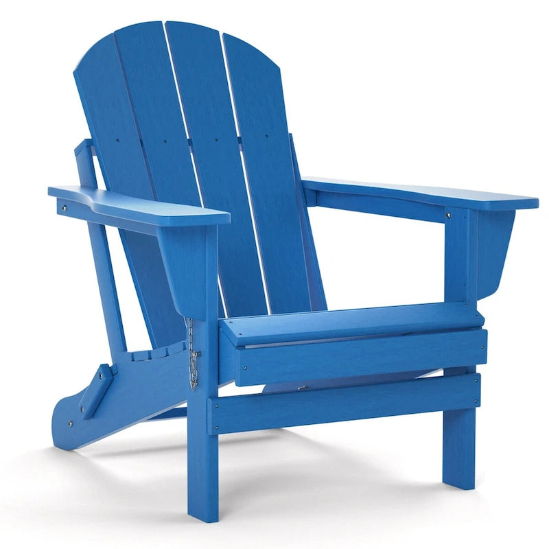 Fauteuil Adirondack d'extérieur en polyéthylène – Pliable tout temps