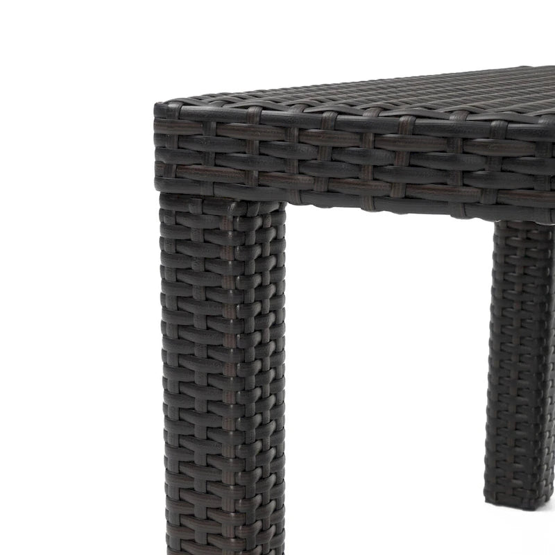 Ensemble Deco 5 pièces de fauteuils de jardin pivotants en aluminium avec poufs