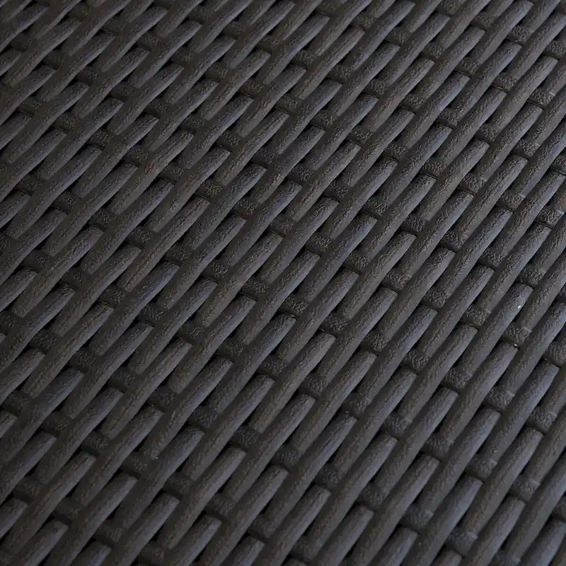 Ensemble Deco 5 pièces de fauteuils de jardin pivotants en aluminium avec poufs