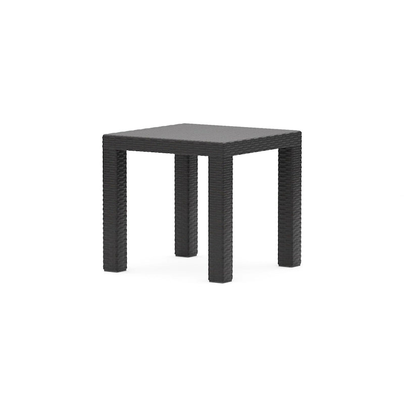 Ensemble Deco 5 pièces de fauteuils de jardin pivotants en aluminium avec poufs