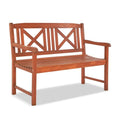 Banc en bois d'acacia de 119 cm - N/A