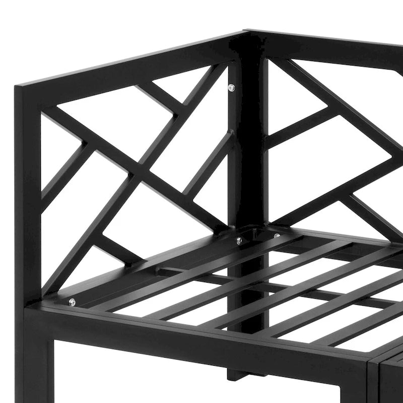 Canapé de jardin modulable avec coussins Pellebant