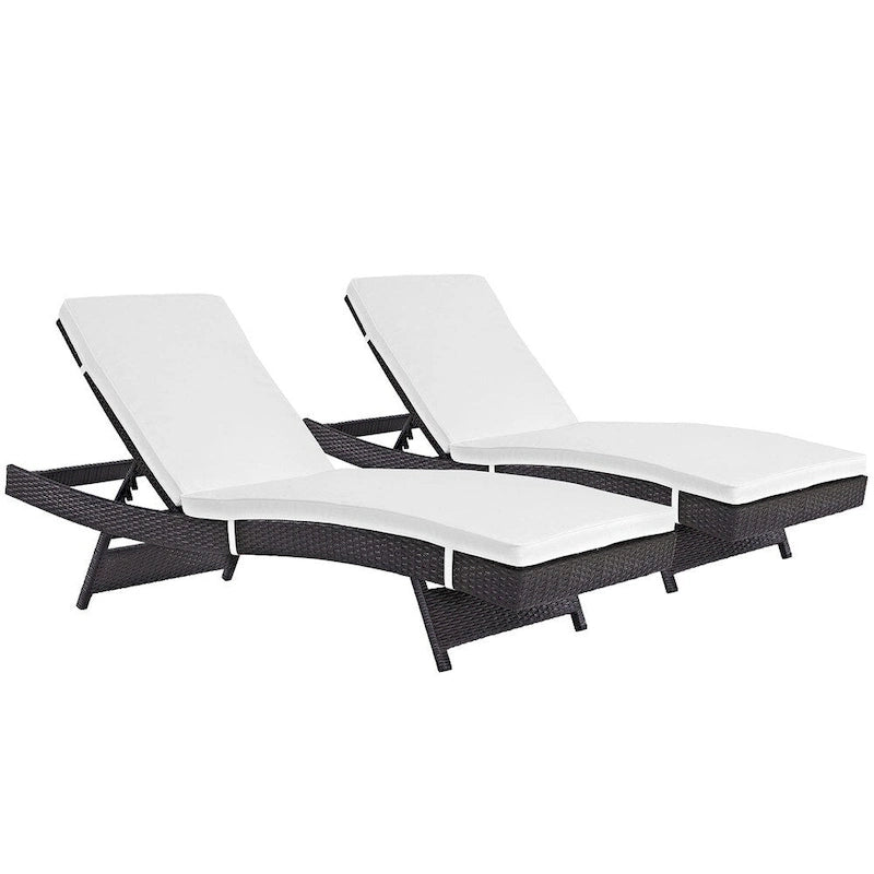 Lot de 2 chaises de terrasse d'extérieur Gather