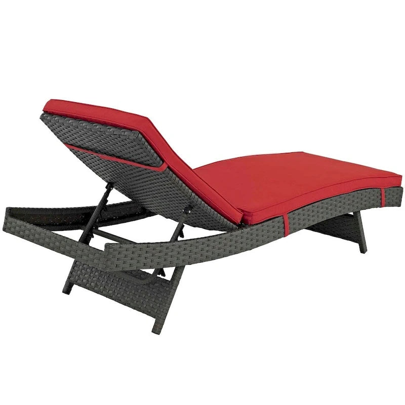Chaise longue de terrasse extérieure Sunbrella Stopover