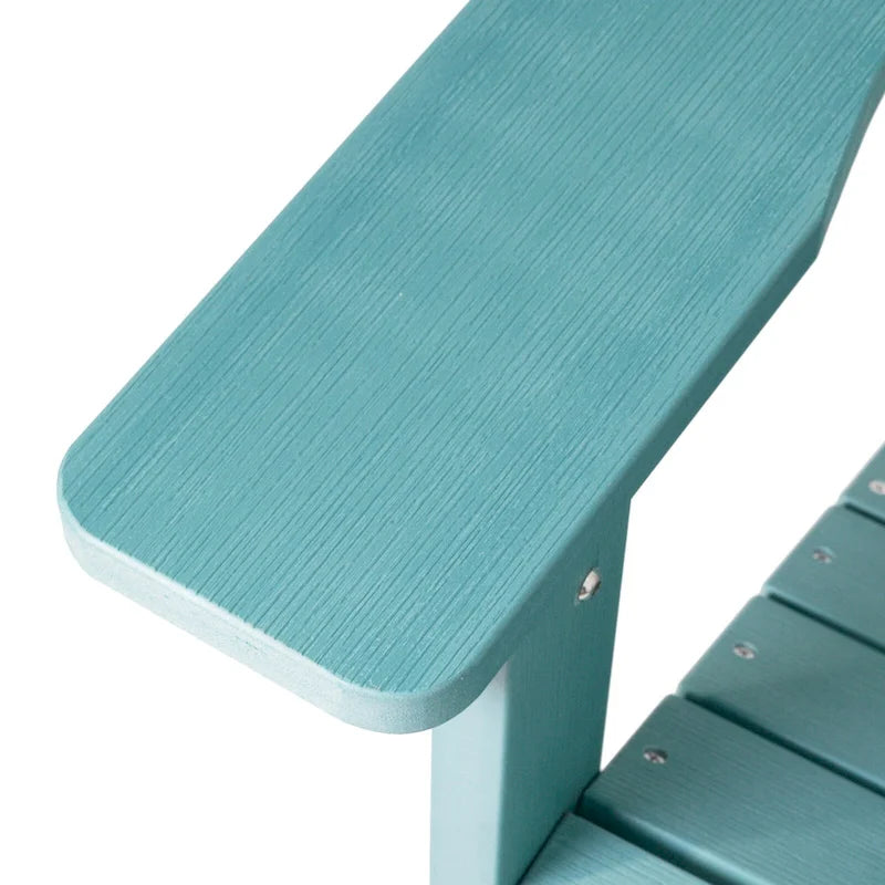 Chaises Adirondack d'extérieur en plastique résistant aux intempéries pour foyer