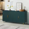 Meuble TV en bois avec armoire de rangement et étagères réglables, console TV média pour salon et chambre