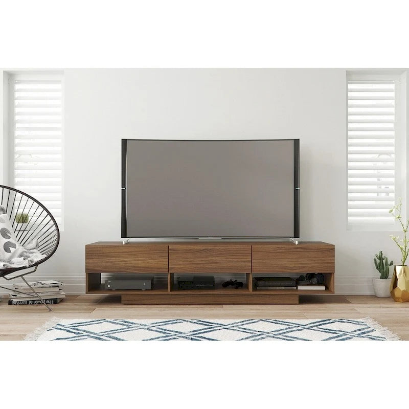 Meuble télé Nexera Rustik avec 3 tiroirs – 72 po