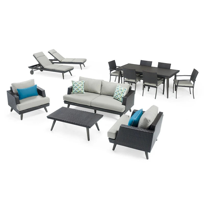 Ensemble de jardin de 13 pièces Portofino Casual Sunbrella