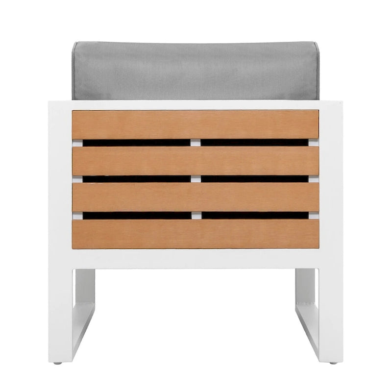 Ensemble de canapés de jardin, Table basse, Canapé trois places, 2 Fauteuils