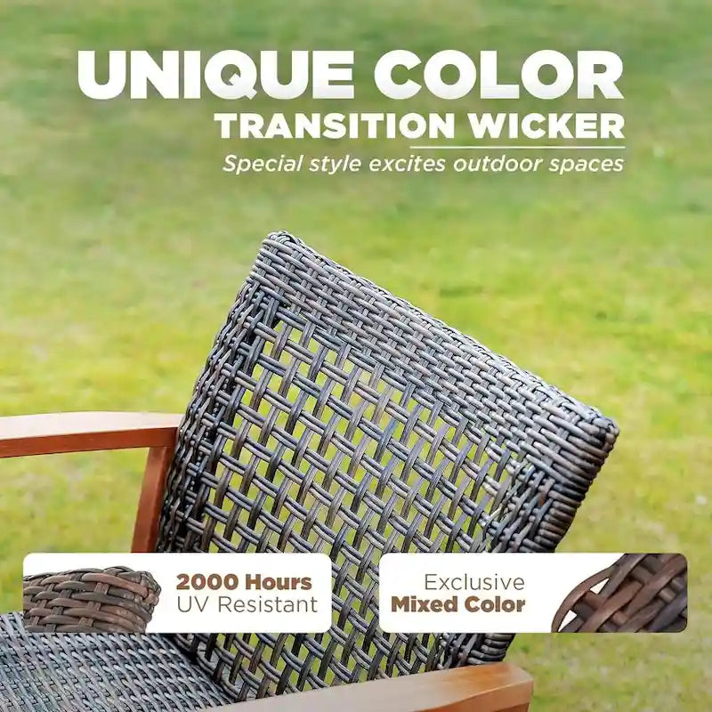Fauteuils de jardin AcaciaClub en bois finition teck Liberte Capacity