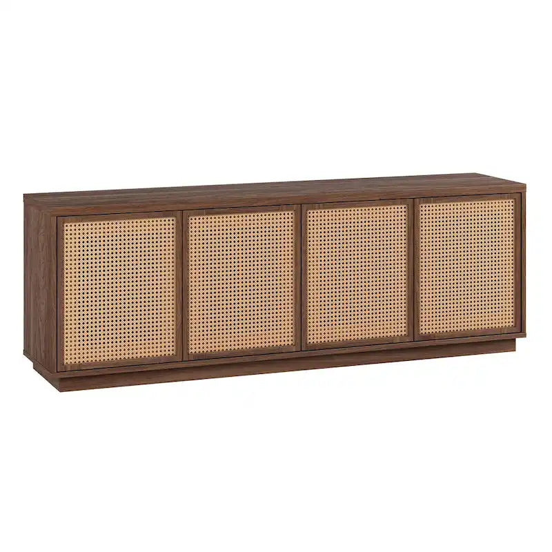 Meuble TV rectangulaire Pryce pour téléviseurs jusqu'à 78 po - 70 de largeur