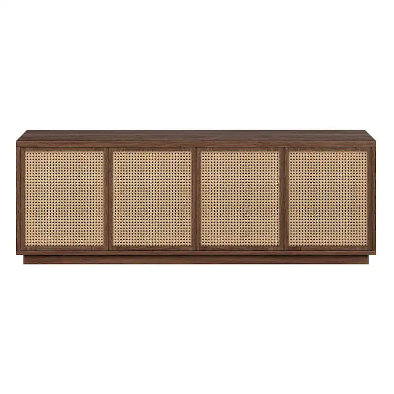 Meuble TV rectangulaire Pryce pour téléviseurs jusqu'à 78 po - 70 de largeur