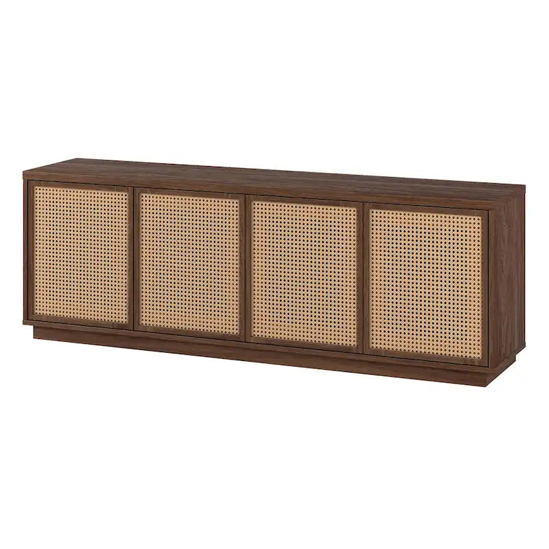 Meuble TV rectangulaire Pryce pour téléviseurs jusqu'à 78 po - 70 de largeur