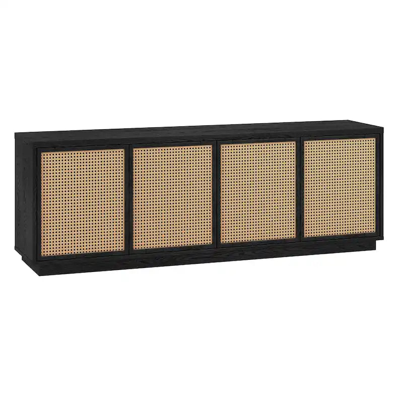 Meuble TV rectangulaire Pryce pour téléviseurs jusqu'à 78 po - 70 de largeur
