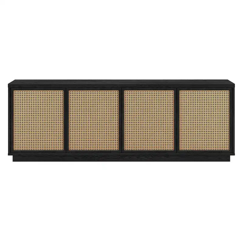 Meuble TV rectangulaire Pryce pour téléviseurs jusqu'à 78 po - 70 de largeur