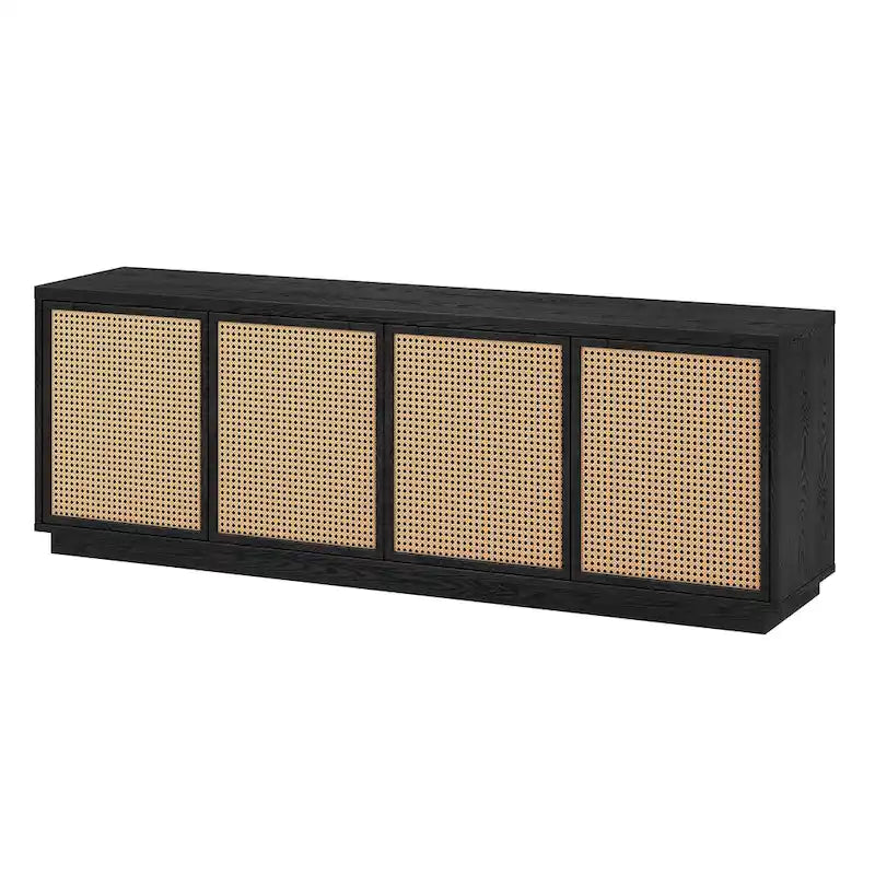 Meuble TV rectangulaire Pryce pour téléviseurs jusqu'à 78 po - 70 de largeur