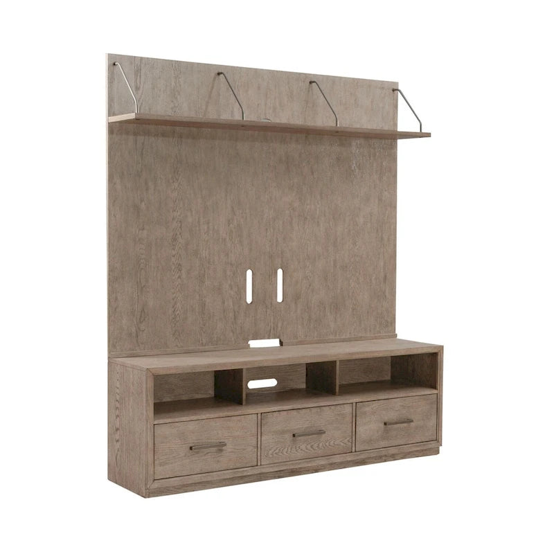 Meuble télé City Scape couleur beige bruni
