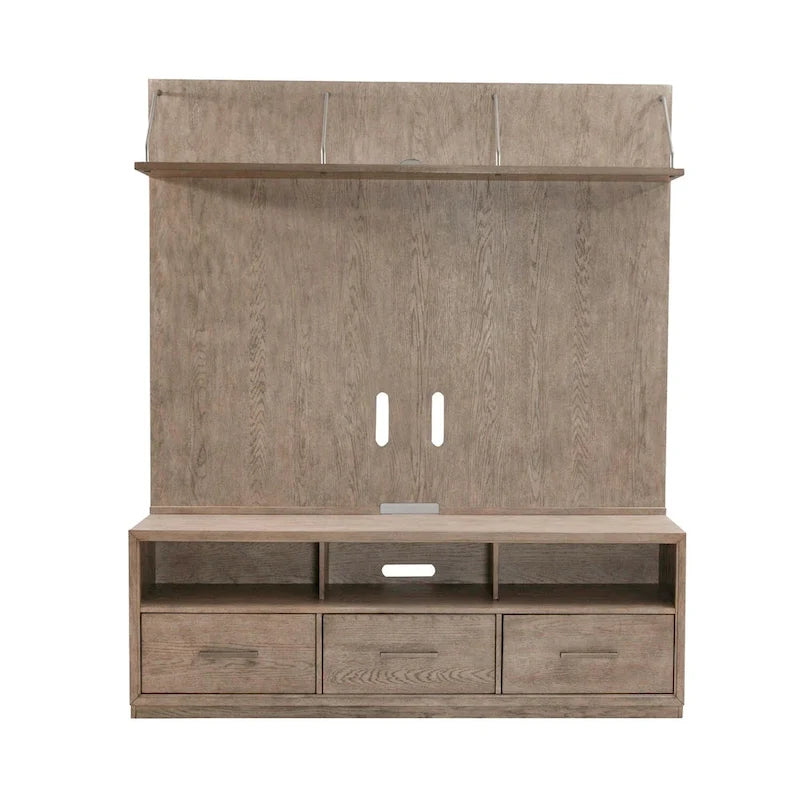 Meuble télé City Scape couleur beige bruni