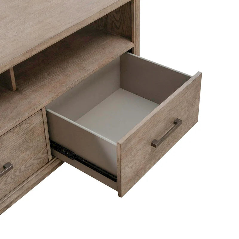 Meuble télé City Scape couleur beige bruni