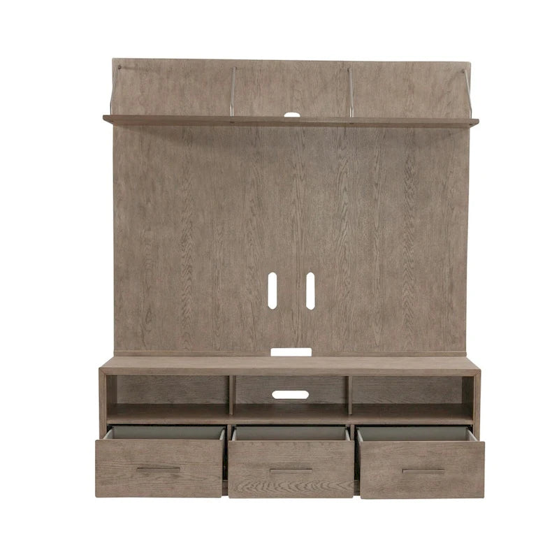 Meuble télé City Scape couleur beige bruni