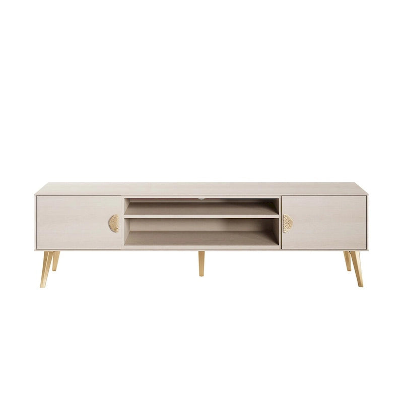 Meuble TV moderne Manhattan Comfort Haley 70.9 Mid-Century