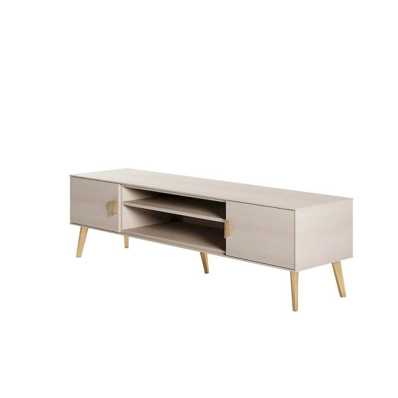 Meuble TV moderne Manhattan Comfort Haley 70.9 Mid-Century
